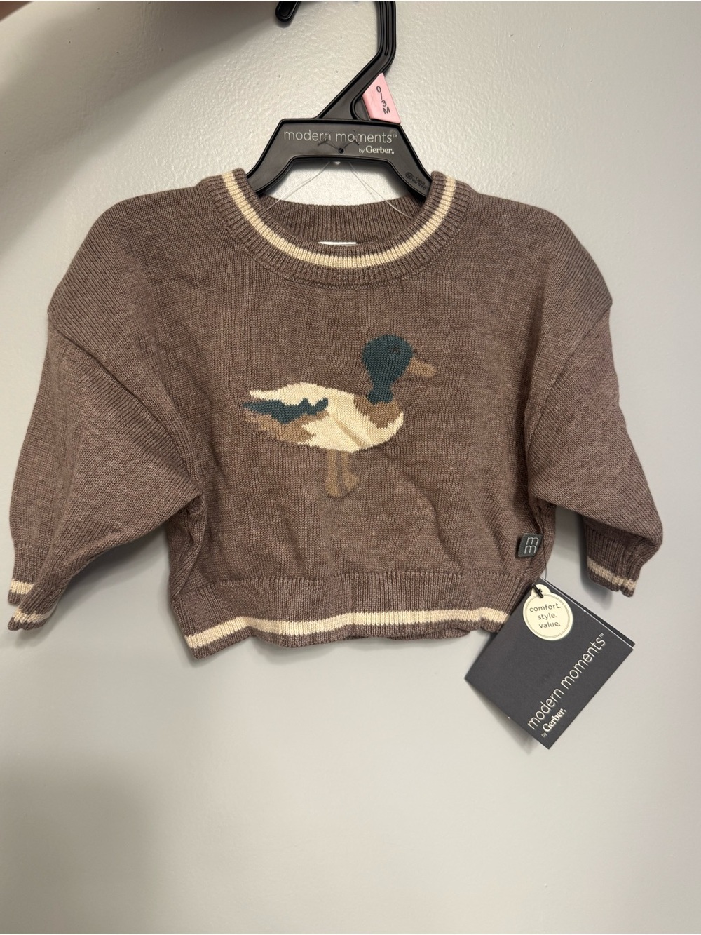 Modern Moments Baby Duck Mallard Sweater